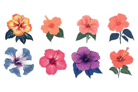 Hibiscus Flower Typeface Brings Organic Energy to Your Designs