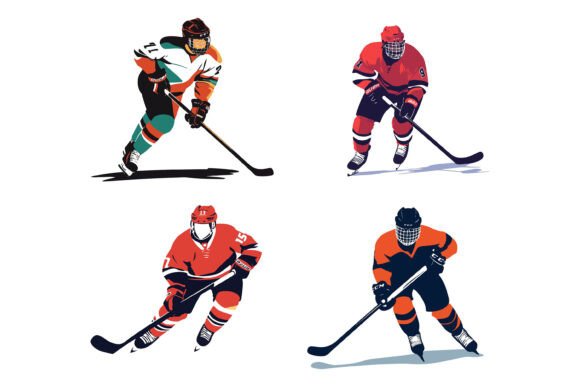 Ice Hockey Players: Dynamic Illustrations That Power Modern Visual Storytelling