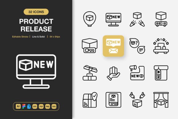 Product Release Icons: Streamlining Visual Communication Across Every Project