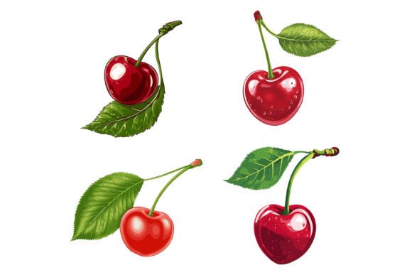 Ripe Cherries: A Versatile Vector Collection for Modern Creatives