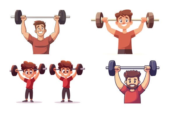 Sportsmen Pumping Iron Gym: A Rugged Display Font