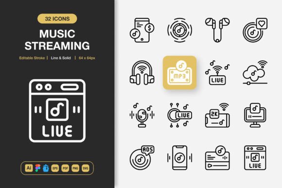 The Visual Language of Digital Audio: How Music Streaming Icons Shape User Experience
