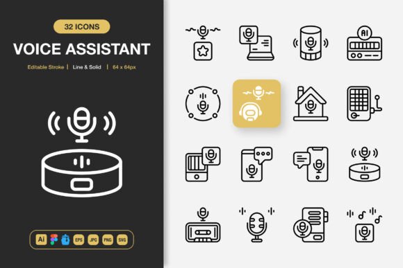 The Visual Language of Voice: How Premium Voice Assistant Icons Are Shaping Modern Design Systems