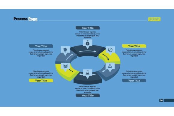 Understanding the Six Sectors Cycle Process Chart Slide Template and Its Role in Clearer Communication
