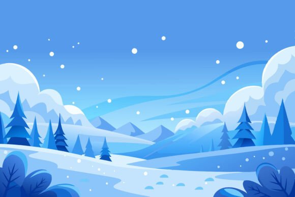 Unveiling the Depth of Winter Landscape Illustrations Within Modern AI EPS Collections
